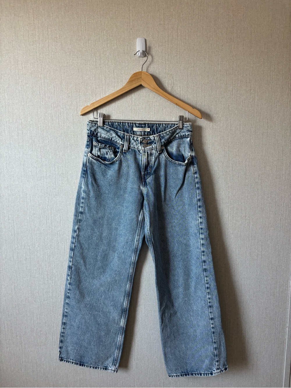 Levi's Light Blue Wide-Leg Jeans
